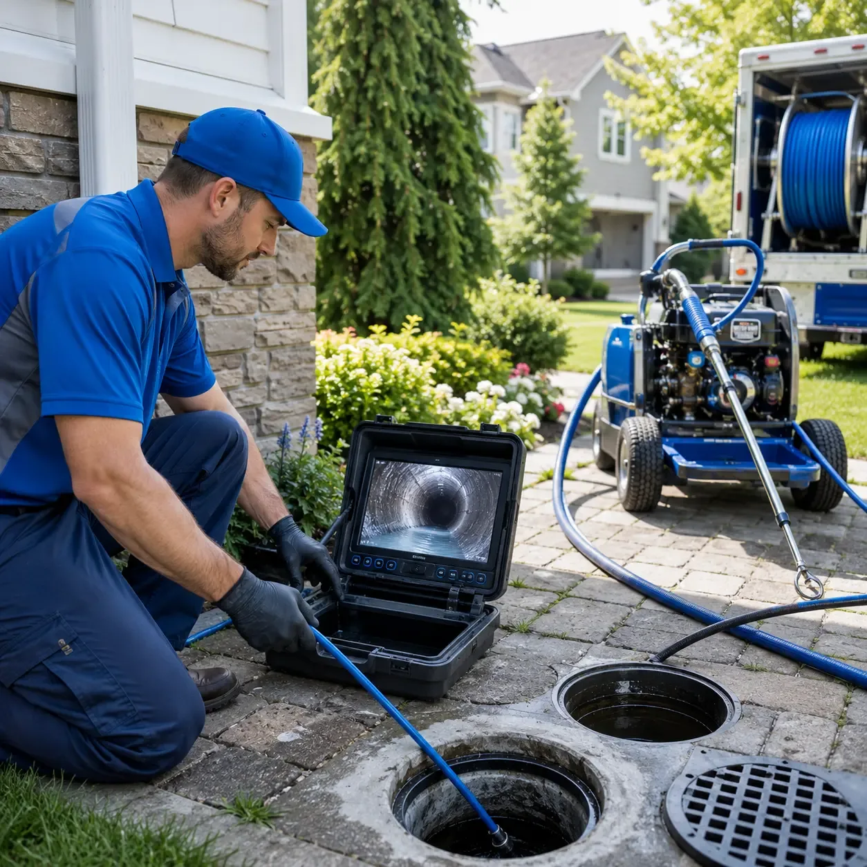 Outdoor drain cleaning professionals serving Kincaid, KS